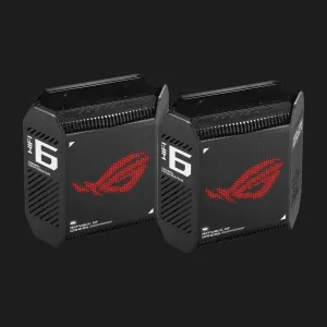 Wi-Fi Mesh система Asus ROG Rapture GT6 AX10000, 2 мод (Black) в Сваляве