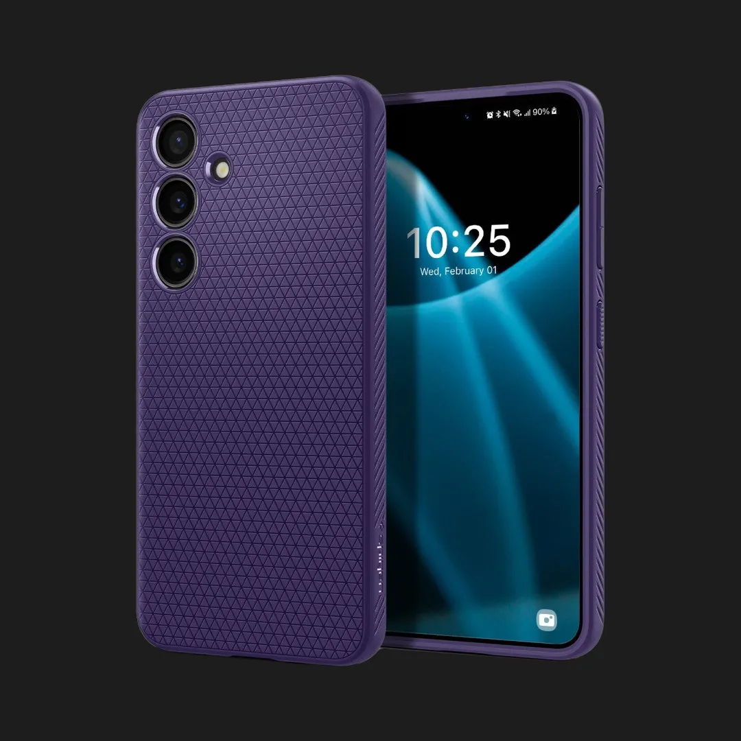 Чехол Spigen Liquid Air для Samsung Galaxy S24 (Deep Purple)