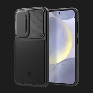 Чохол Spigen Optik Armor для Samsung Galaxy S24 (Black) у Луцьк