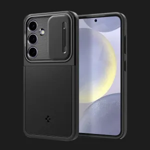 Чохол Spigen Optik Armor для Samsung Galaxy S24 (Black) у Луцьк