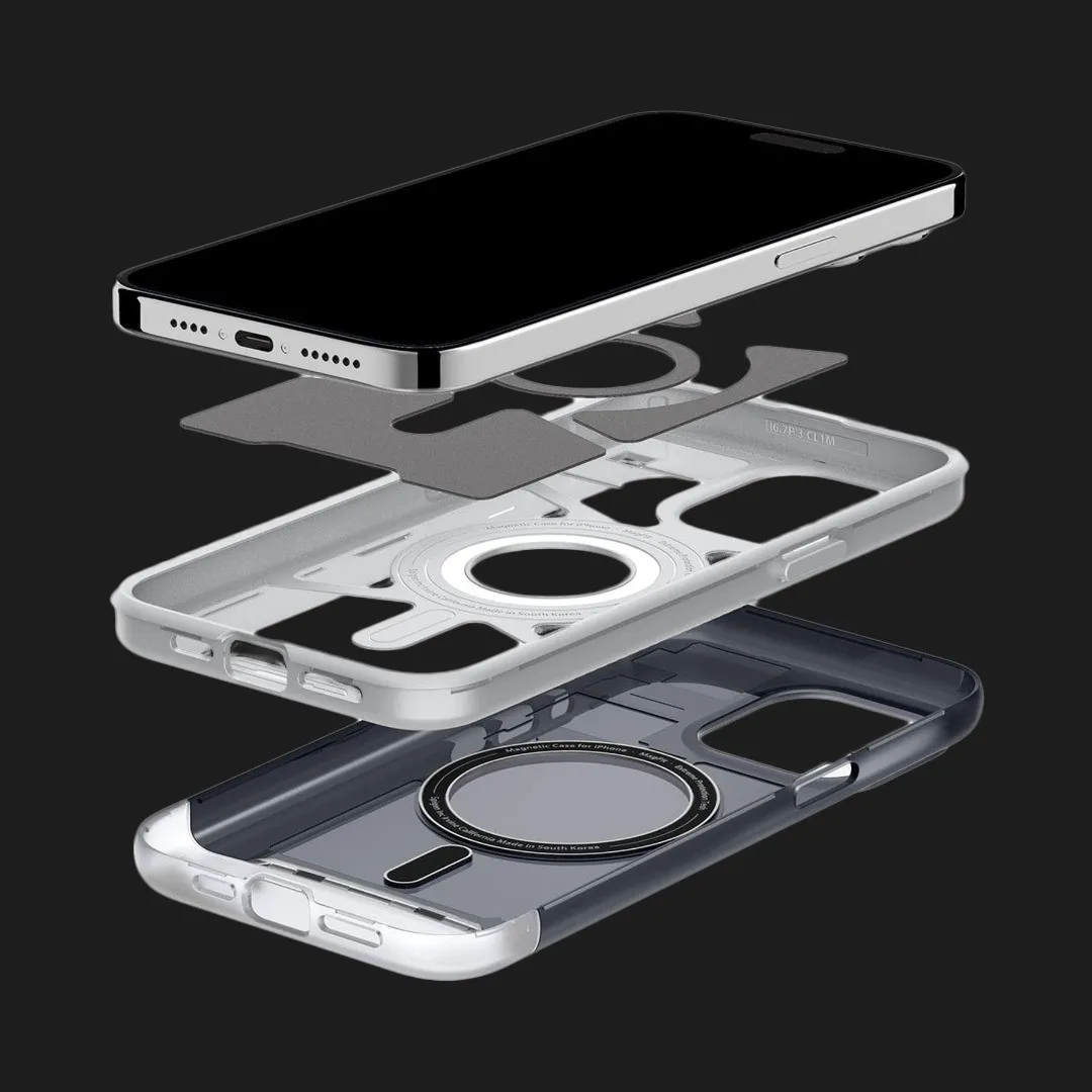 Чохол Spigen Classic C1 with MagSafe для Iphone 15 Pro (Graphite)