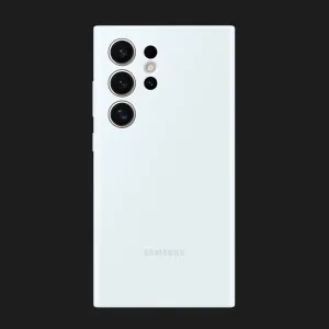 Чохол Samsung Silicone Case для Samsung Galaxy S24 Ultra (White) у Луцьк