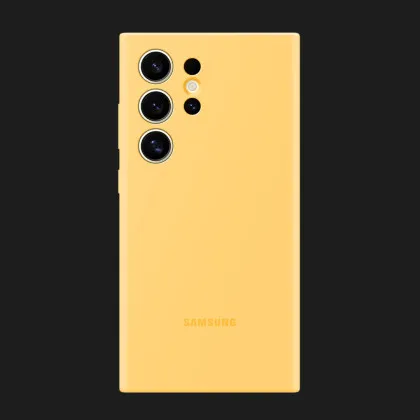 Чохол Samsung Silicone Case для Samsung Galaxy S24 Ultra (Yellow)