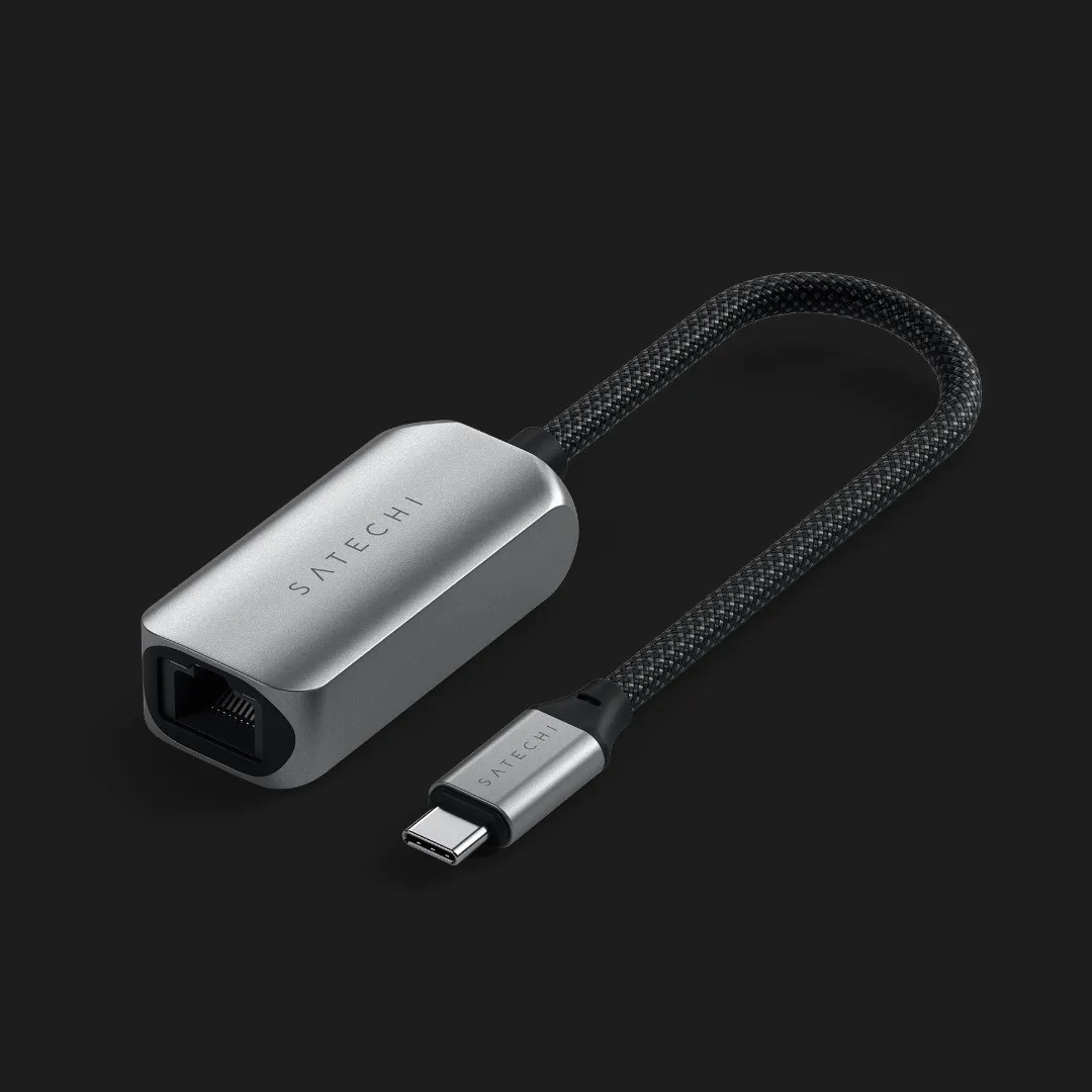 Переходник Satechi USB-C 2.5 Gigabit Ethernet (ST-AE25M) (Space Gray)