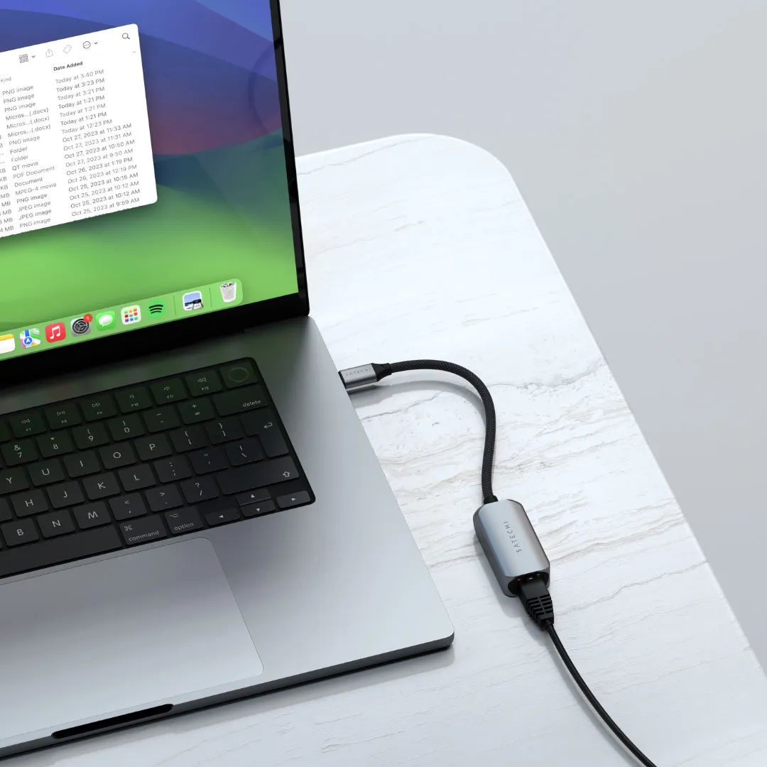 Переходник Satechi USB-C 2.5 Gigabit Ethernet (ST-AE25M) (Space Gray)