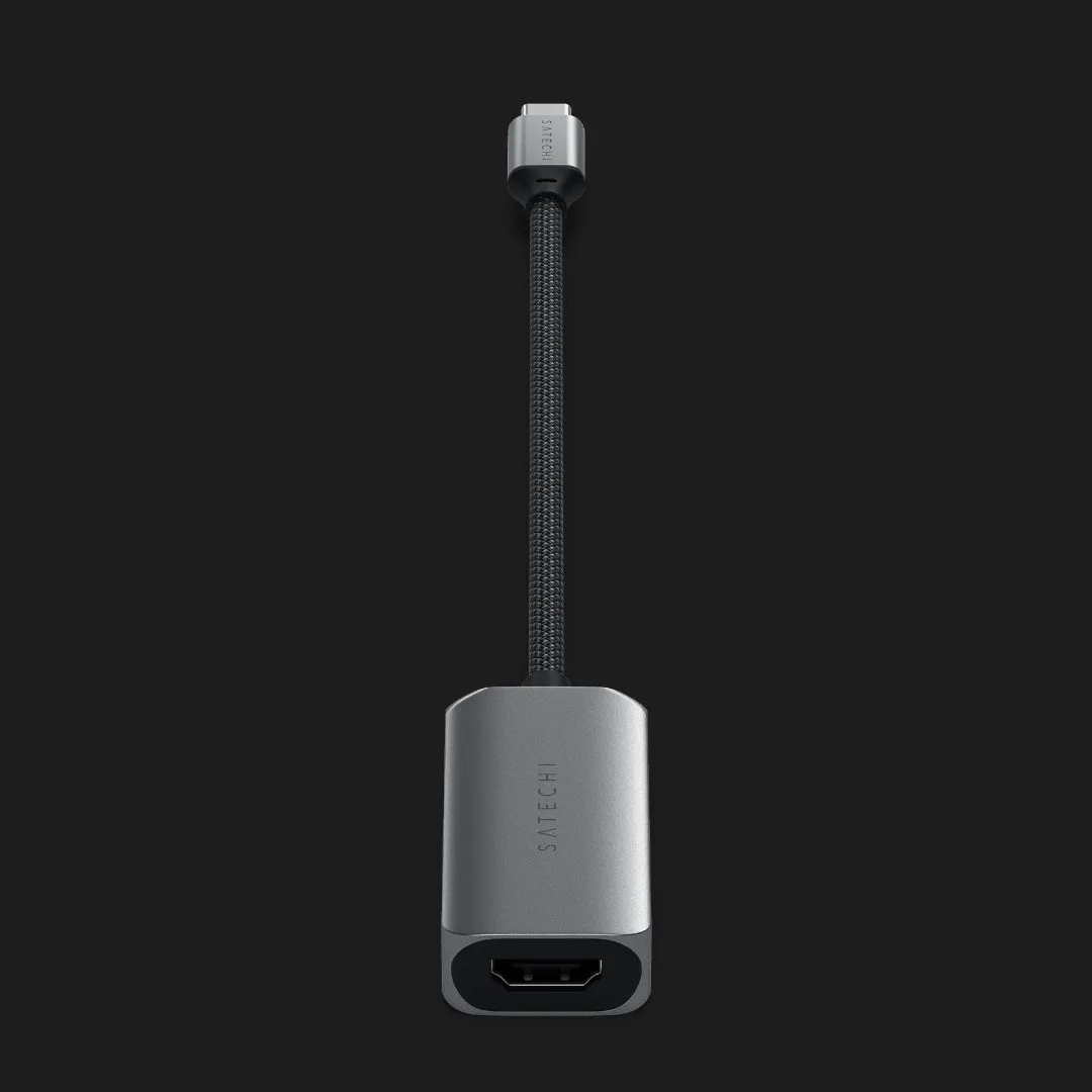 Перехідник Satechi USB-C to HDMI 2.1 8K (ST-AC8KHM) (Space Gray)