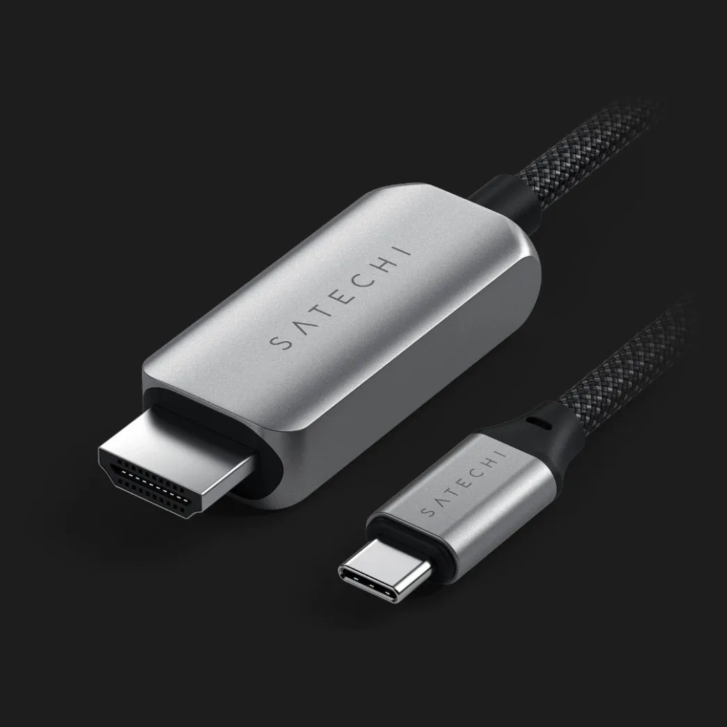 Кабель Satechi USB-C to HDMI 2.1 8K (1.8 m) (ST-YH8KCM) (Space Gray)