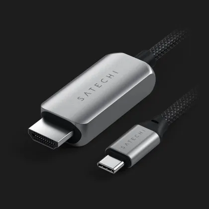 Кабель Satechi USB-C to HDMI 2.1 8K (1.8 m) (ST-YH8KCM) (Space Gray) Запорожья