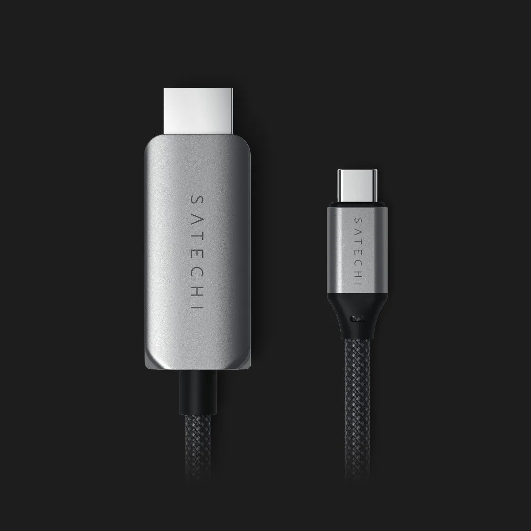 Кабель Satechi USB-C to HDMI 2.1 8K (1.8 m) (ST-YH8KCM) (Space Gray)