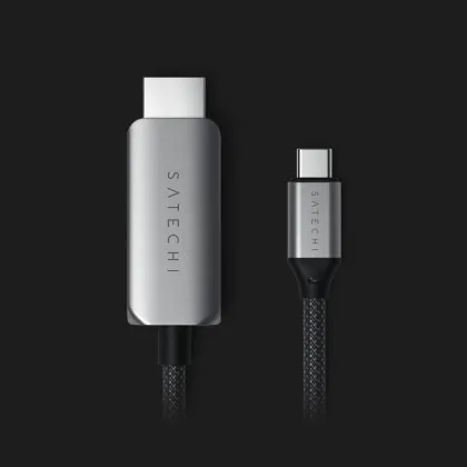 Кабель Satechi USB-C to HDMI 2.1 8K (1.8 m) (ST-YH8KCM) (Space Gray) Запорожья