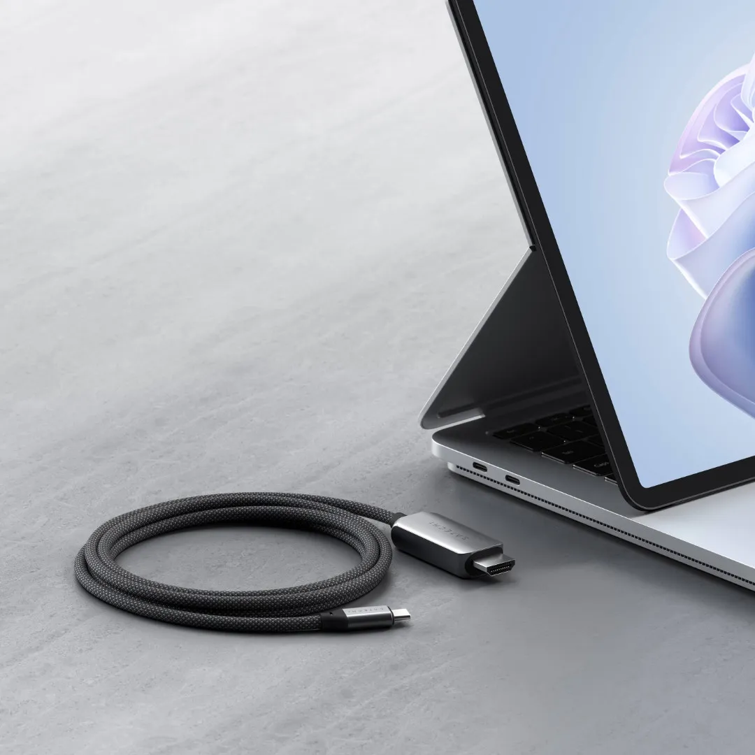 Кабель Satechi USB-C to HDMI 2.1 8K (1.8 m) (ST-YH8KCM) (Space Gray)