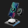 Беспроводная зарядка WiWU Wi-W023 3in1 Wireless Charger (Black)