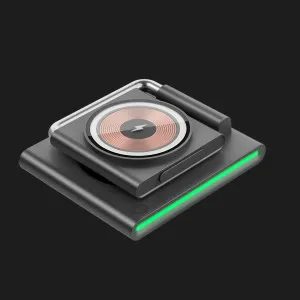 Беспроводная зарядка WiWU Wi-W023 3in1 Wireless Charger (Black) в Хмельницком