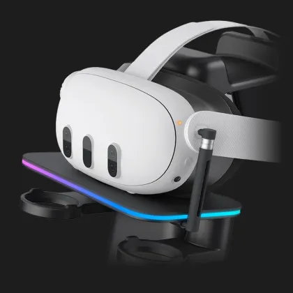 Зарядна станція KIWI RGB Еlite Charge Station для Meta Quest 3/2/Pro (SP) (Black)