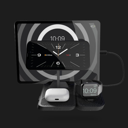 Беcпроводная зарядка Zens 4-in-1 Modular Wireless Charger with iPad Charging Stand (ZEAPM03/00) (Black) в Ковеле