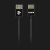 Кабель 2E HDMI (AM/AM) 2.0, Slim High Speed Aluminum 2м (Black)