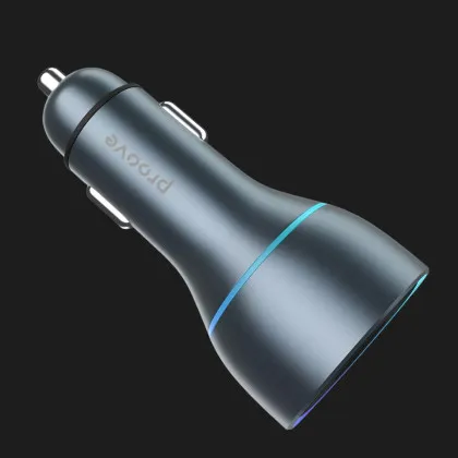 Автомобільний зарядний пристрій Proove Super Charge 130W (2 Type-C + USB) (Blue)