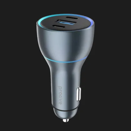 Автомобільний зарядний пристрій Proove Super Charge 130W (2 Type-C + USB) (Blue)
