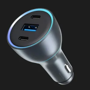 Автомобильное зарядное устройство Proove Super Charge 130W (2 Type-C + USB) (Blue) в Хмельницком