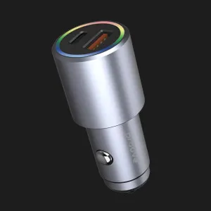 Автомобильное зарядное устройство Proove Double Energy Plus 53W (USB + Type-C) (Gray) в Хмельницком