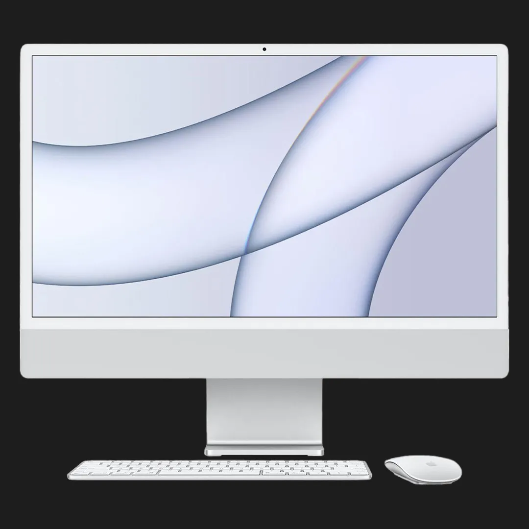 Apple iMac 24 with Retina 4.5K, 1TB, 8 CPU / 8 GPU (Silver) (Z12Q000NV, MJ553)