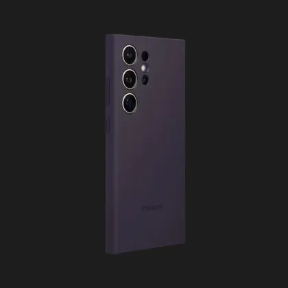 Чохол Samsung Silicone Case для Samsung Galaxy S24 Ultra (Dark Violet)