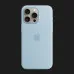 Оригінальний чохол Apple Silicone Case with MagSafe для iPhone 15 Pro Max (Light Blue) (MWNR3)