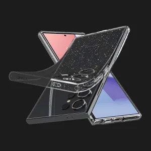 Чехол Spigen Liquid Crystal Glitter для Samsung Galaxy S24 Ultra (Crystal Quartz) в Луцке