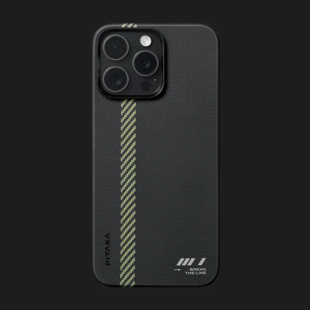 Чохол Pitaka MagEZ Case 5 для iPhone 15 Pro (Break The Line)
