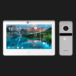 Комплект відеодомофону Neolight Mezzo HD WiFi / Solo FHD (Silver) в Сваляві