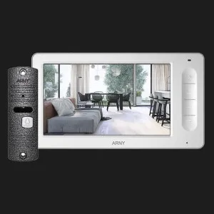Комплект видеодомофона Arny AVD-7006 (White/Grey) в Александрии