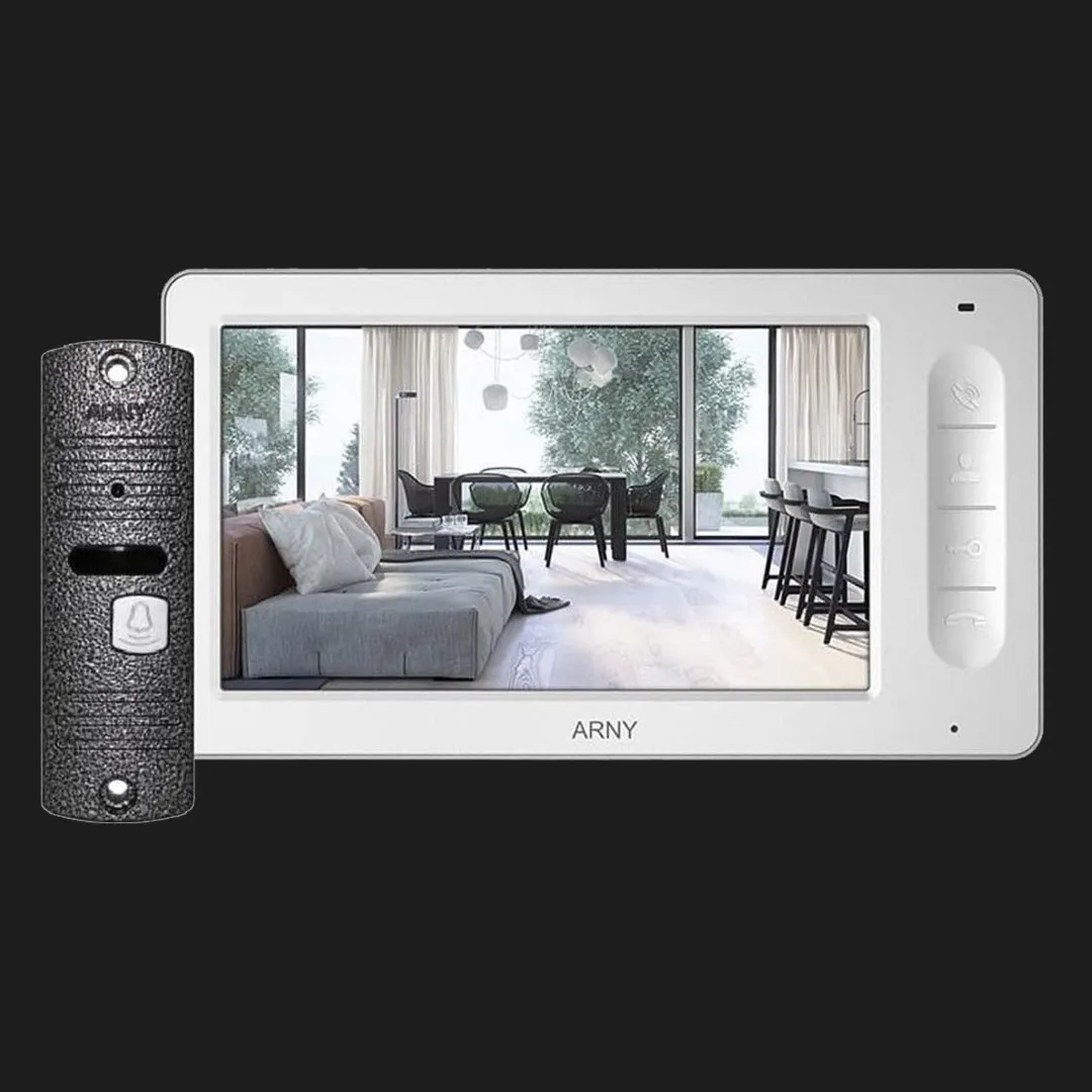 Комплект відеодомофону Arny AVD-7006 (White/Grey)