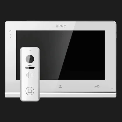 Комплект відеодомофону Arny AVD-7132 (White+Silver) у Запоріжжі