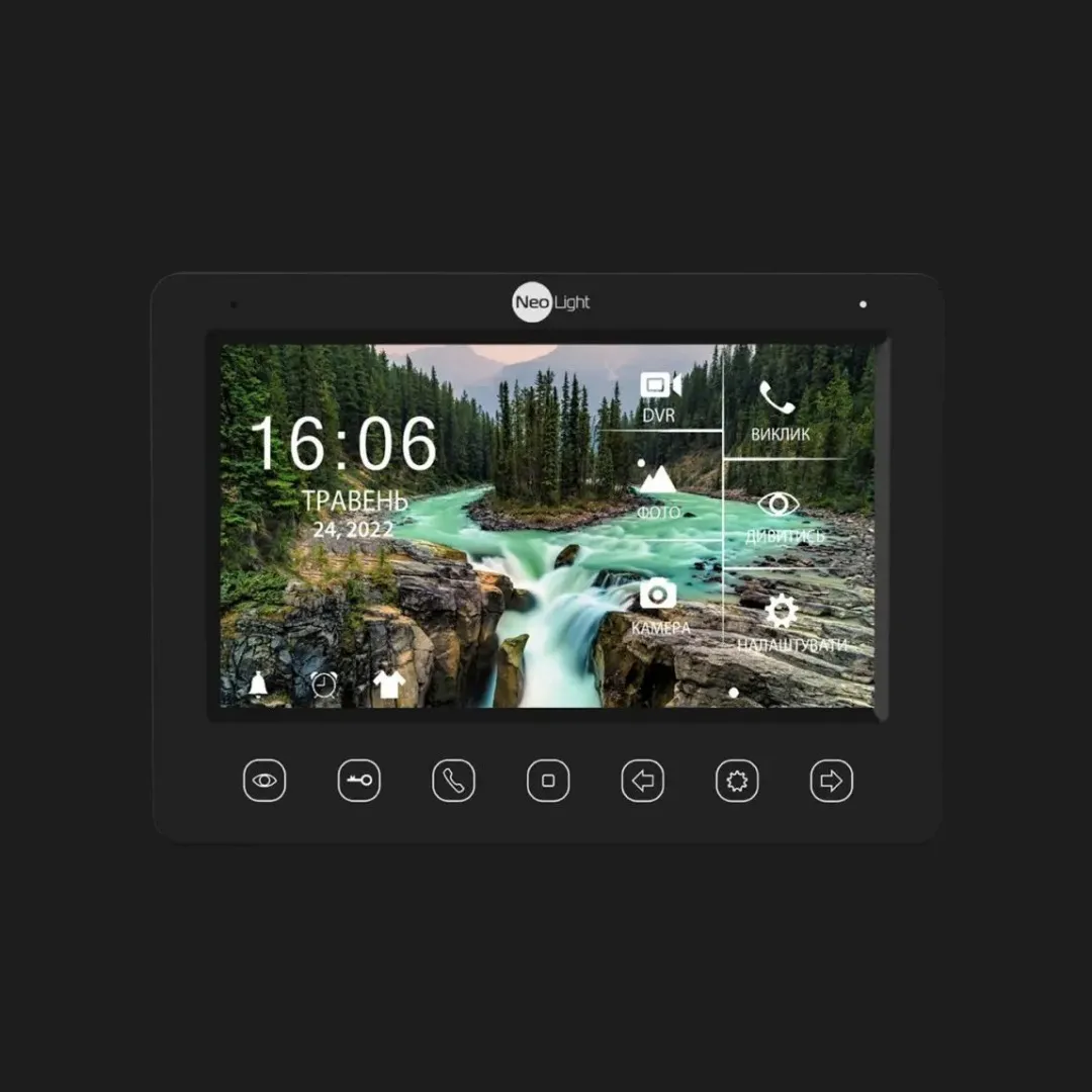 Відеодомофон Neolight Kappa + HD WF (Black)
