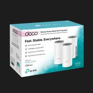 WiFi Mesh система TP-Link Deco E4 3-pack (White) в Бродах