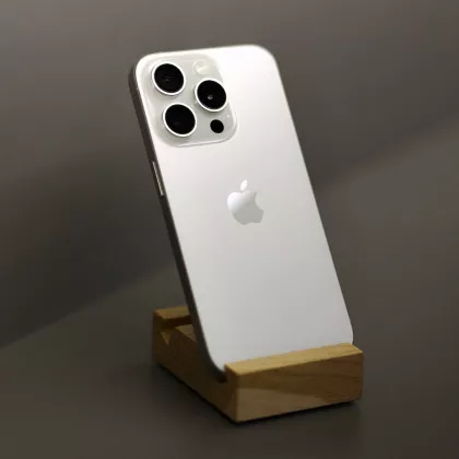 Купить б/у iPhone 15 Pro 128GB (White Titanium) (Идеальное