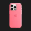 Чохол Apple Silicone Case with Magsafe для iPhone 15 Pro (Pink)