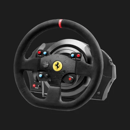 Комплект (кермо, педалі) Thrustmaster T300 RS Ferrari Integral RW Alcantara edition PS5/PC/PS4 (Black) у Запоріжжі