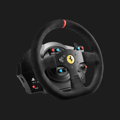 Комплект (кермо, педалі) Thrustmaster T300 RS Ferrari Integral RW Alcantara edition PS5/PC/PS4 (Black) у Запоріжжі