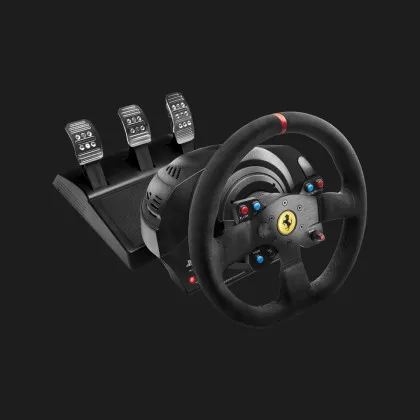 Комплект (кермо, педалі) Thrustmaster T300 RS Ferrari Integral RW Alcantara edition PS5/PC/PS4 (Black) в Херсоні
