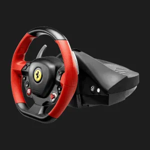 Комплект (кермо, педалі) Thrustmaster FERRARI 458 SPIDER Xbox (Black/Red) (EU) в Бродах