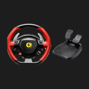 Комплект (кермо, педалі) Thrustmaster FERRARI 458 SPIDER Xbox (Black/Red) (EU) в Бродах