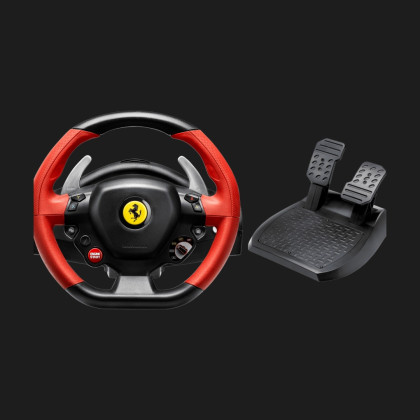 Комплект (кермо, педалі) Thrustmaster FERRARI 458 SPIDER Xbox (Black/Red)