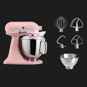 Планетарний міксер KitchenAid Artisan 4,8 л з відкидним блоком (Matte Dried Rose) в Чернівцях