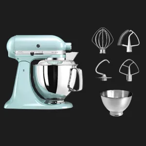 Планетарный миксер KitchenAid Artisan 4,8 л с откидным блоком (Water Blue) в Борисполе