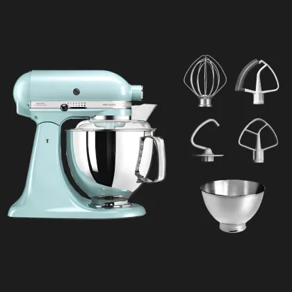 Планетарный миксер KitchenAid Artisan 4,8 л с откидным блоком (Water Blue) в Киеве