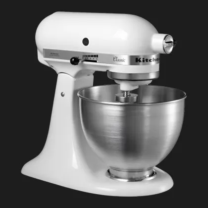 Планетарний міксер KitchenAid CLASSIC 4,3 л з відкидним блоком (White) в Білій Церкві