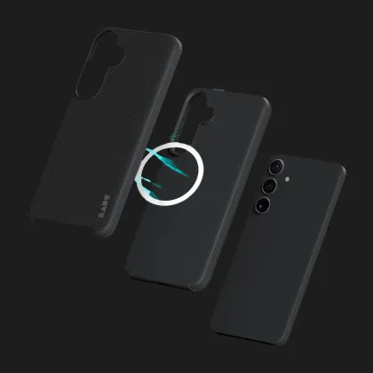 Чохол-накладка LAUT SHIELD with MagSafe для Samsung Galaxy S24+ (Black)