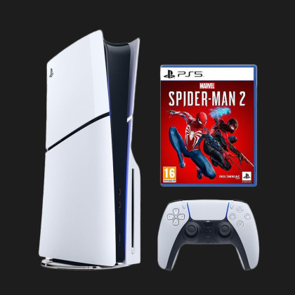 Ігрова приставка Sony PlayStation 5 Slim (BluRay) + Spider-Man 2 Калуші