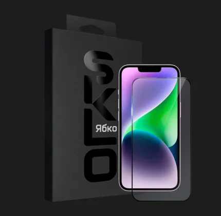 Защитное стекло SKLO Infinity 2.75D для iPhone 14/13 Pro/13